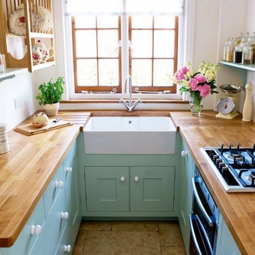 20 примеров маленьких и уютных кухонь - Портал по дизайну